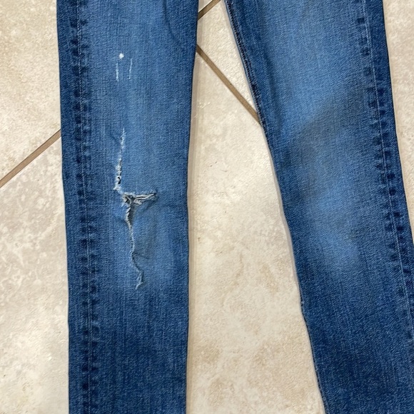 Rag & Bone La Paz Destroyed Skinny Jeans 24 - Picture 6 of 9